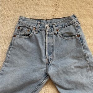 Levi's Light Blue Straight Leg Women Jeans